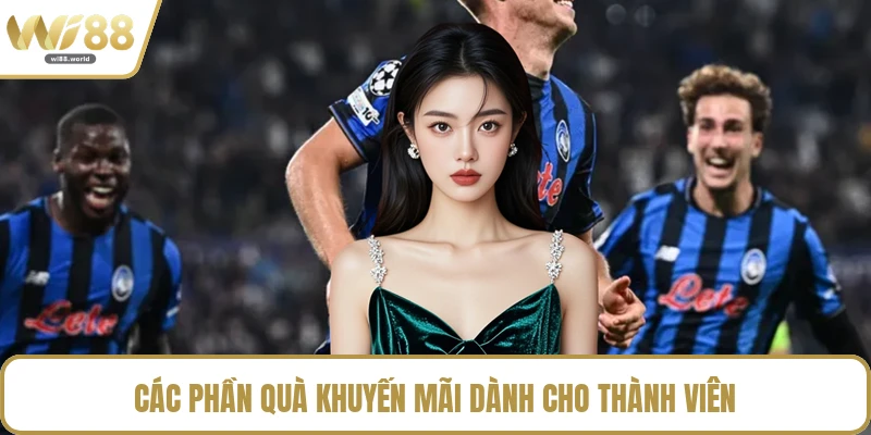Các phần quà khuyến mãi dành cho thành viên