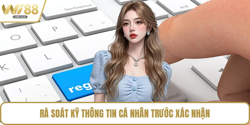 Rà soát kỹ thông tin cá nhân trước xác nhận