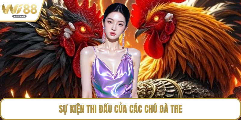 Sự kiện thi đấu của các chú gà tre