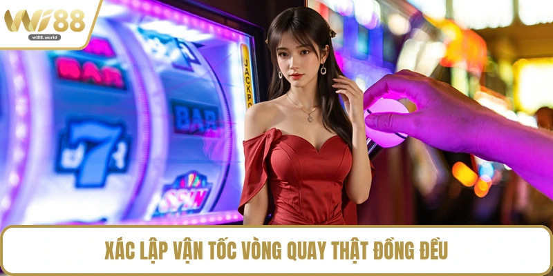 Xác lập vận tốc vòng quay thật đồng đều
